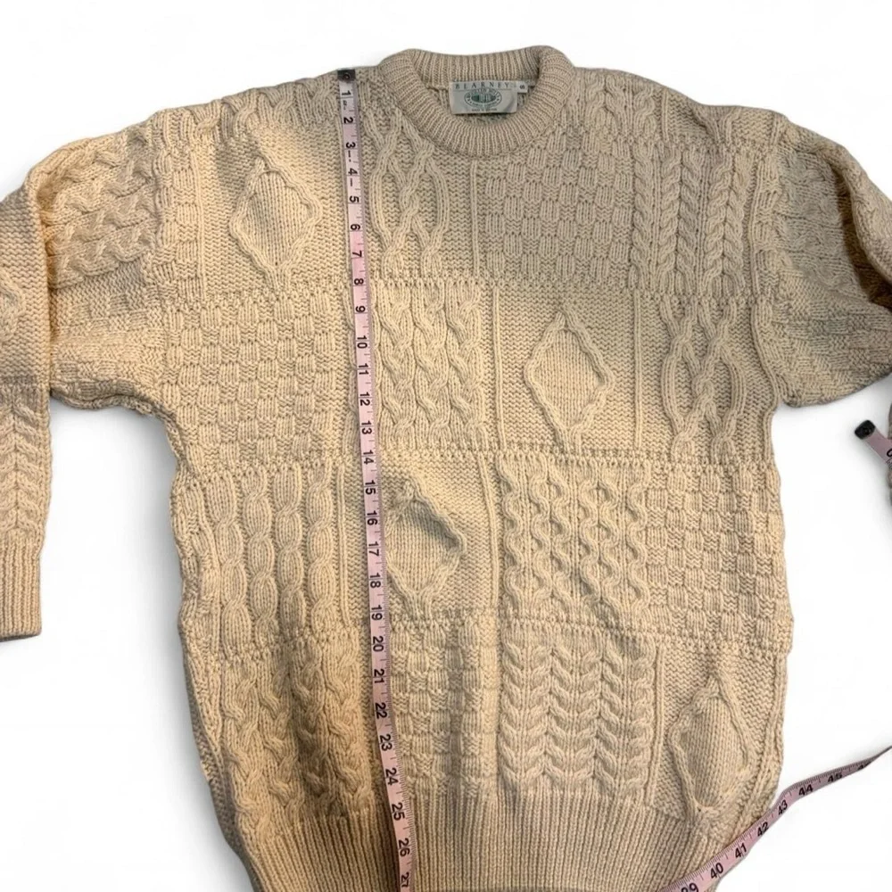 Cream Fisherman Sweater